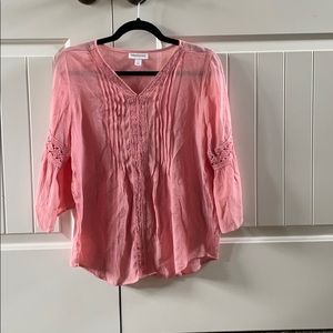 Light pink blouse